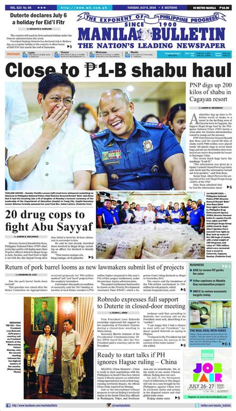 manila bulletin news today philippines|Manila Bulletin Summary .